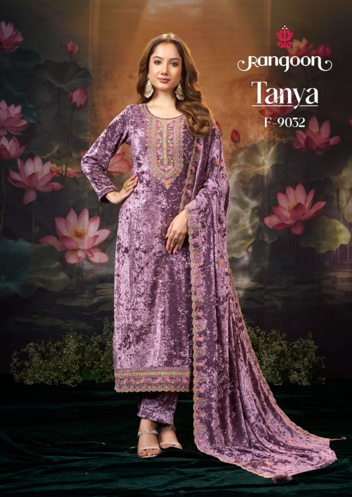 Rangoon Tanya Makhmal Salwar Kameez