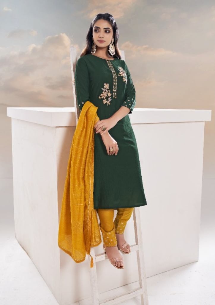 Rangoon Virasat   Muslin Designer Embroidery Ready Made Collection