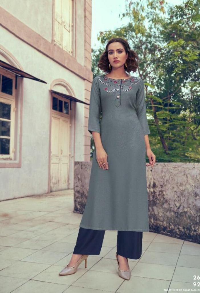 Rangoon presents  Style On   Kurti With Bottom 