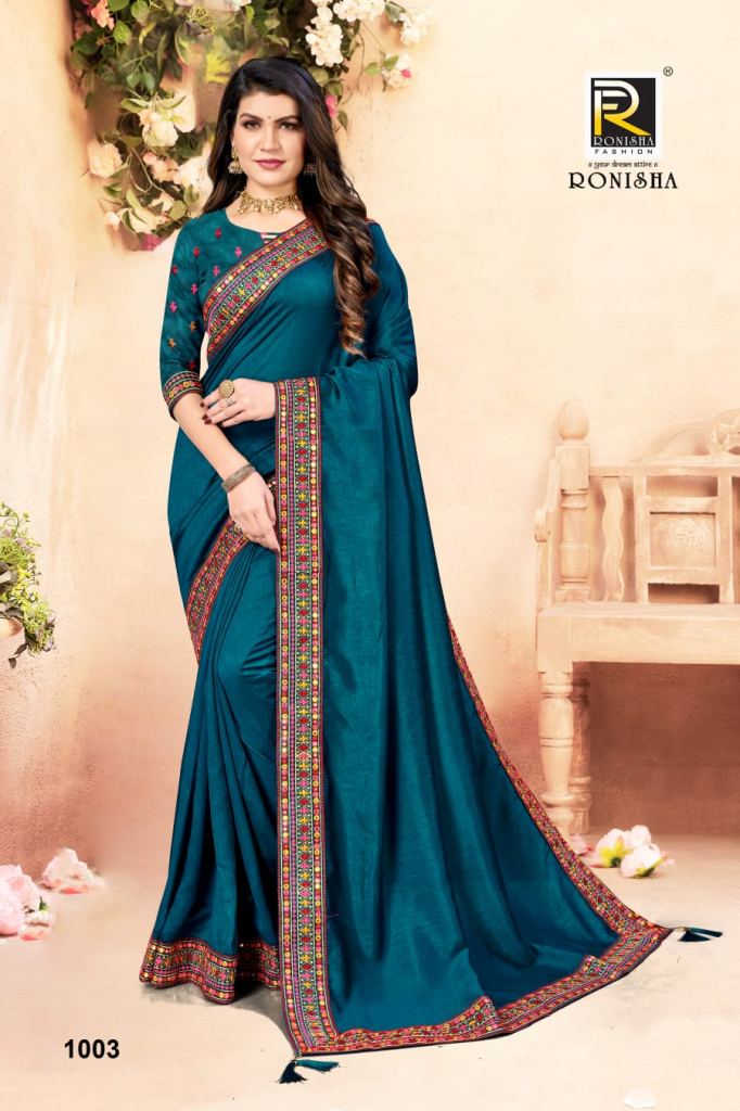 Ranjana Sravanti Traditional Wear Embroidery Sarees Catalog