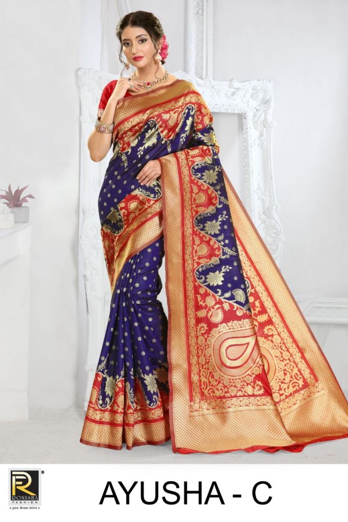 Ranjna presents ayusha  Designer Saree Collection