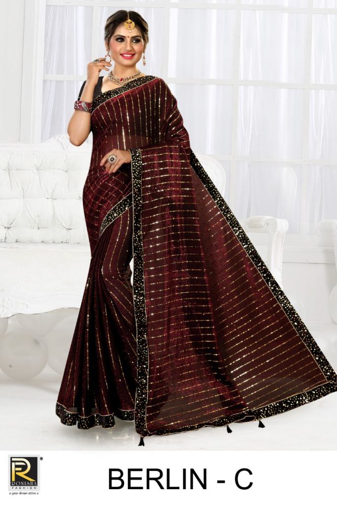 Ranjna berlin bollywood style designer saree collection wholesale shop 