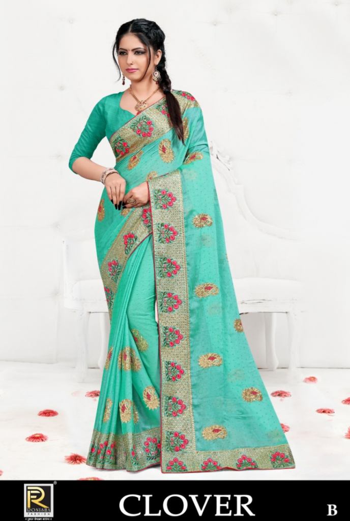 Ranjna presents Clover Designer sarees collection 