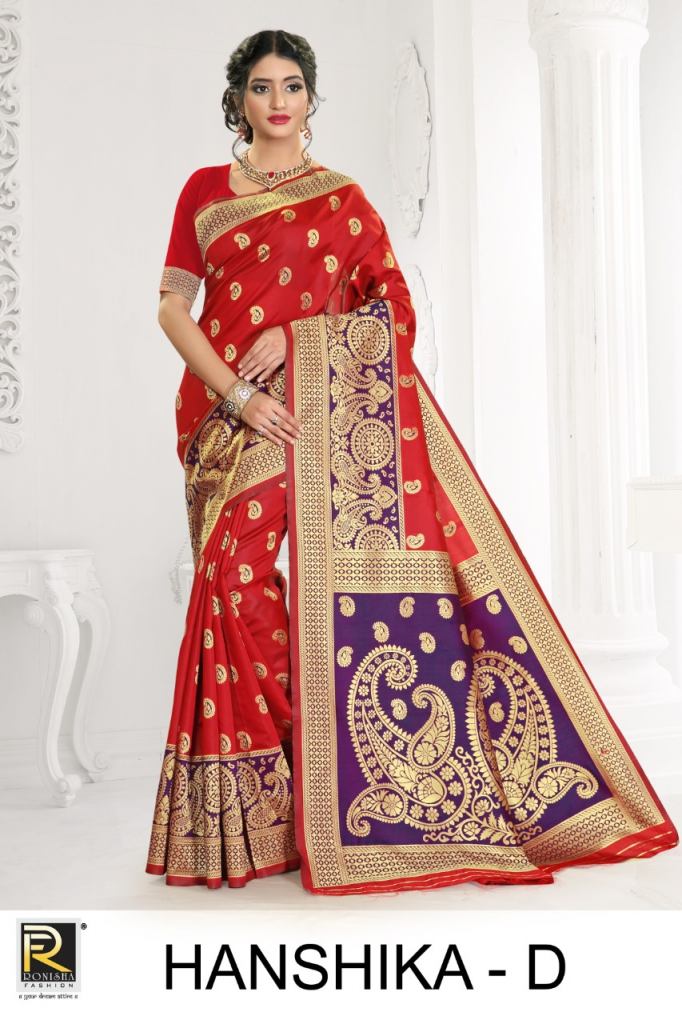 Ranjna presents hanshika Designer Sarees Collection