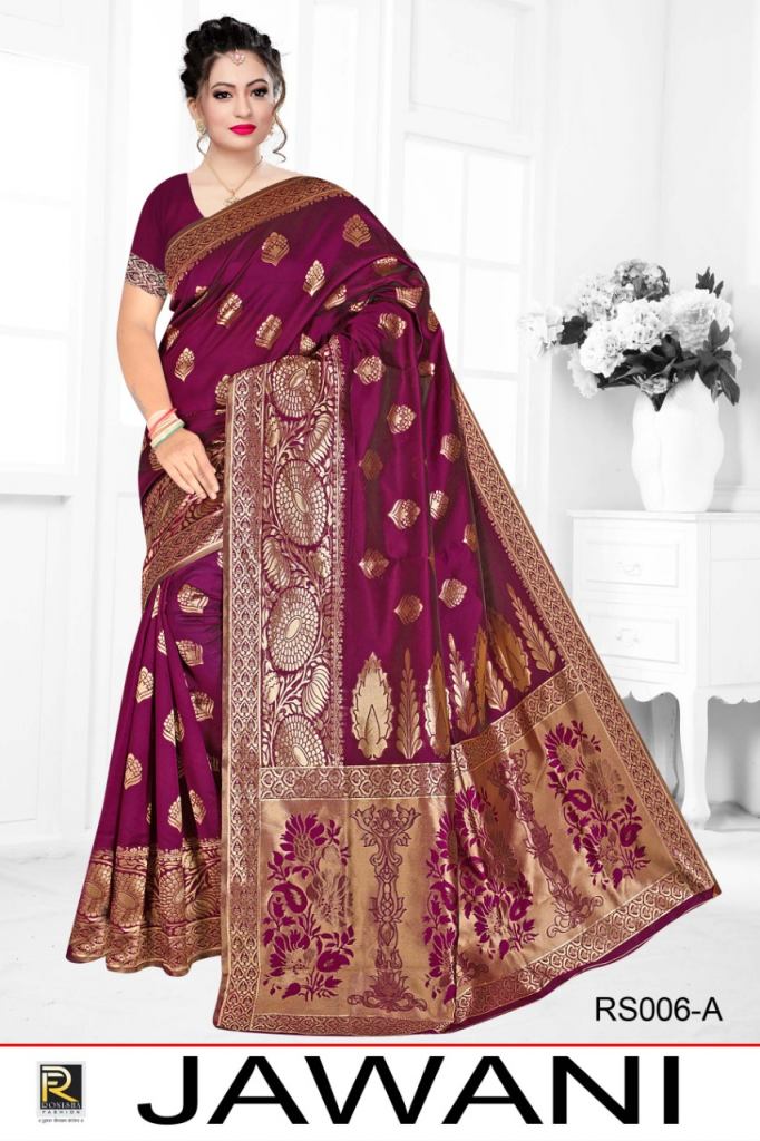 Ranjna  jawani casual wear silk saree  catalog 