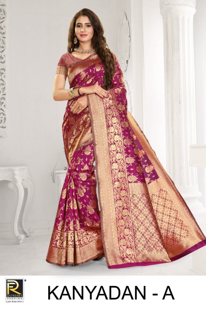 Ranjna presents kanyadan festive wear sarees collection 