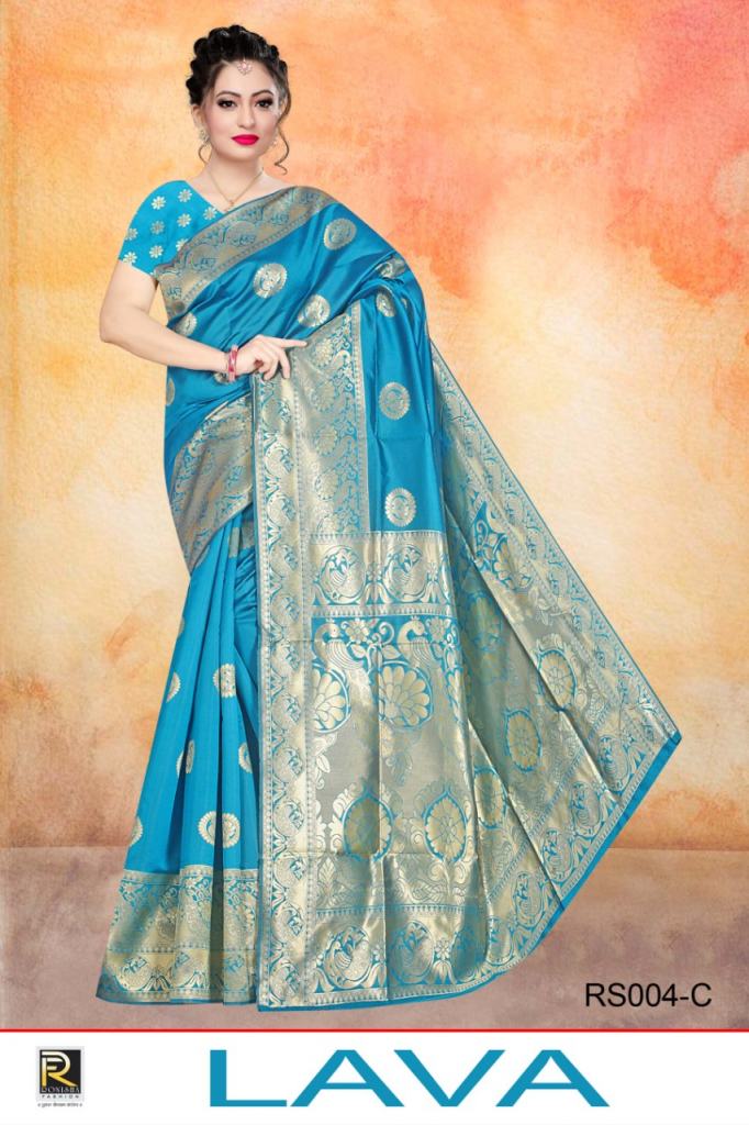 Ranjna lava casual wear silk saree collection 