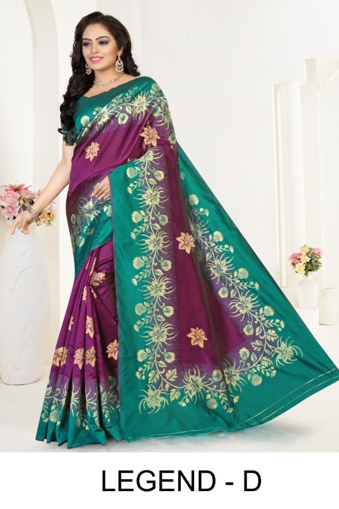 Ranjna presents legend casual wear silk saree  catalog 