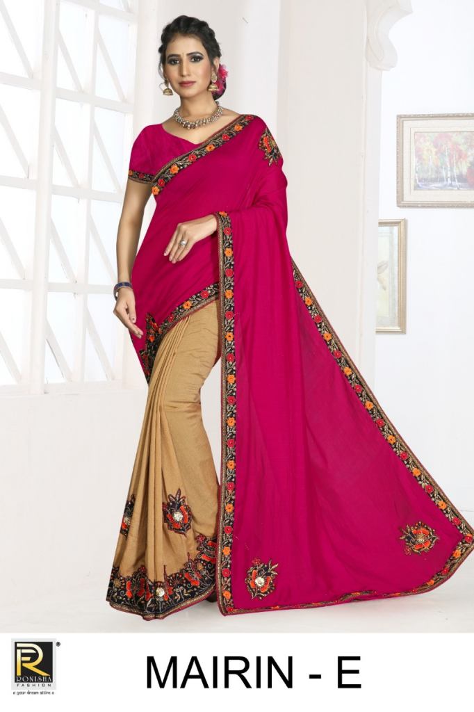 Ranjna presents Mairin festive wear desi Luk saree collection 