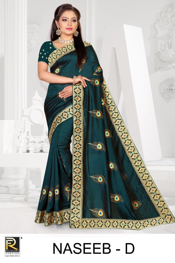 Ranjna  Naseeb vichita silk festive wear traditional saree collection 