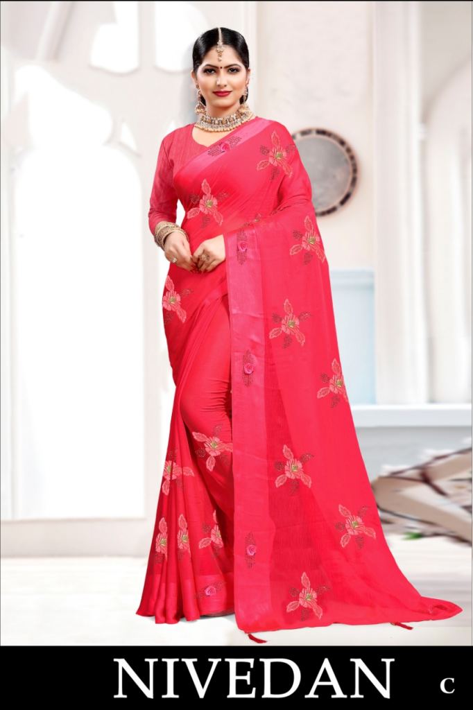 Ranjna nivedan Indian  wear designer saree catalog 