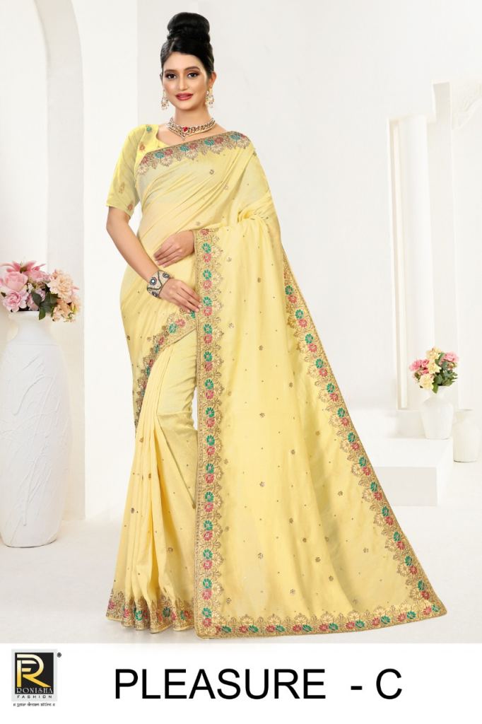 Ranjna pleasure designer saree collection 