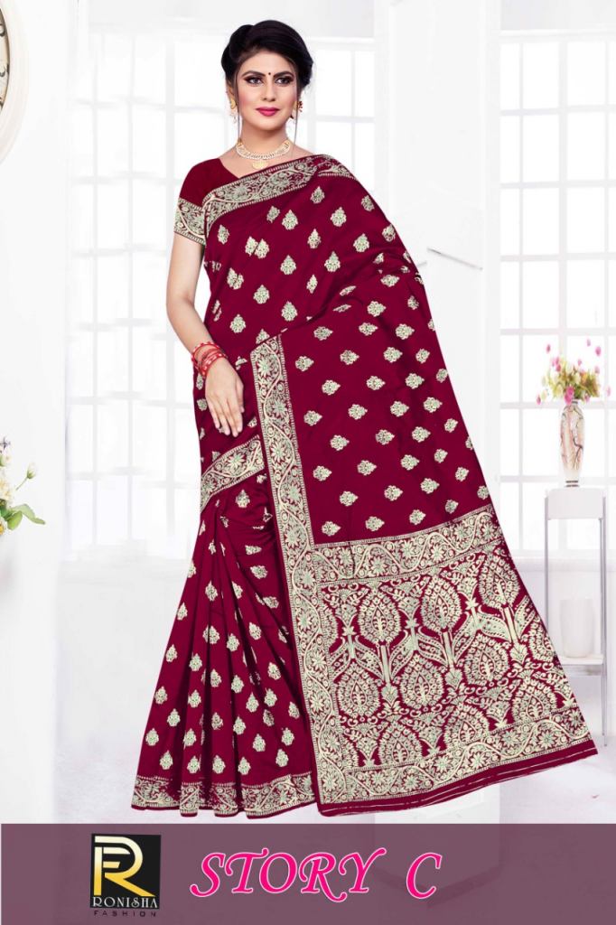 Ranjna story ethnic wear silk saree   catalog 