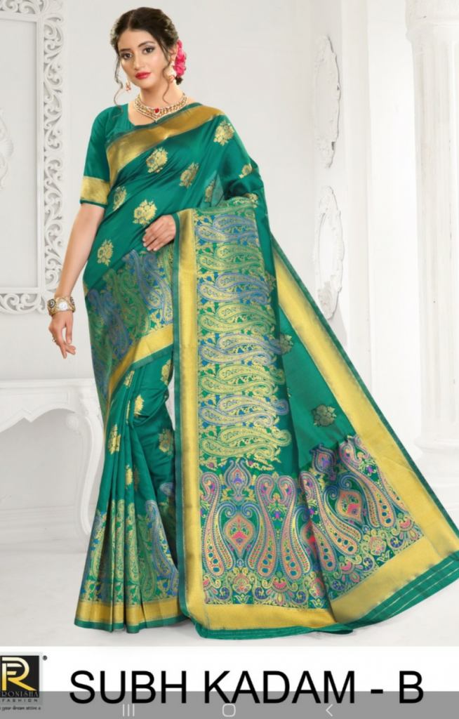 Ranjna presents subh kadam Silk designer Sarees collection  