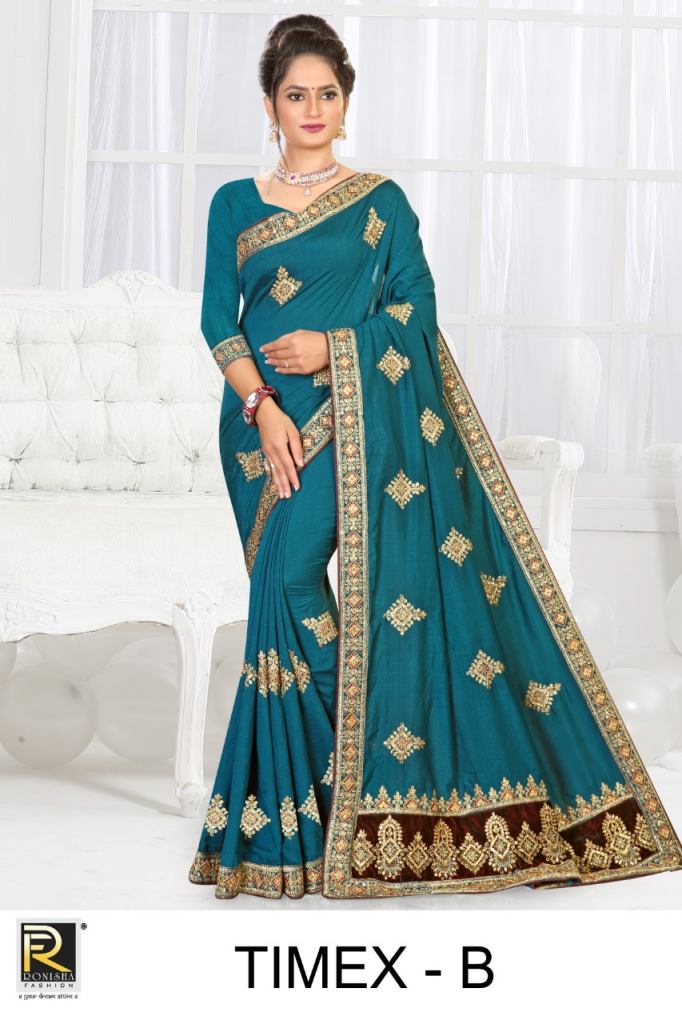 Ranjna Timex festive wear designer saree super hit collection 