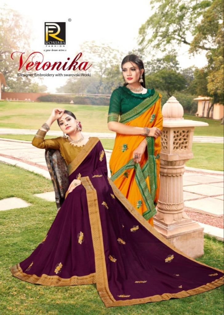 Ranjna  veronika Indian traditional wear designer saree collection 