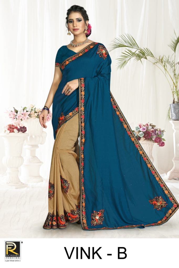 Ranjna presents Vink Festive wear desi Luk saree collection 