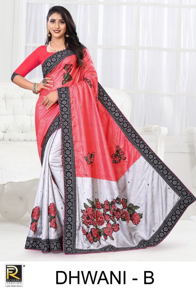 Ranjna saree dhwani traditional wear designer saree collection 