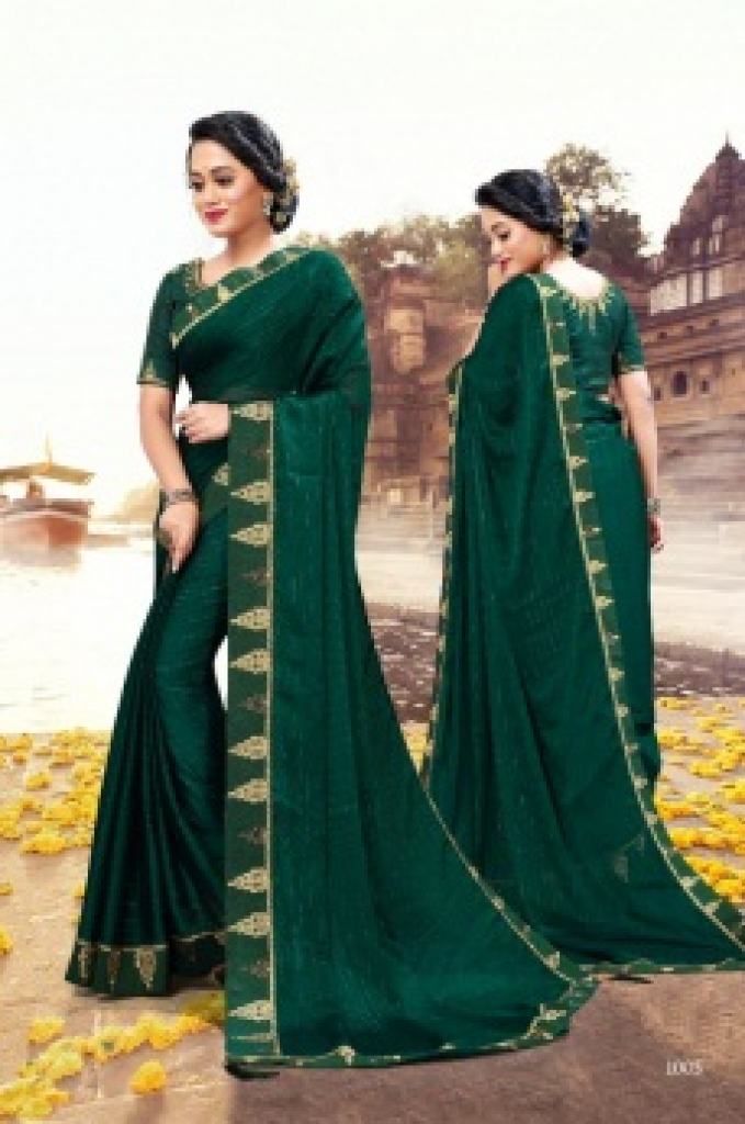 Ronisha shivaay traditional wear border blouse work siroski diamond concept online wholesale