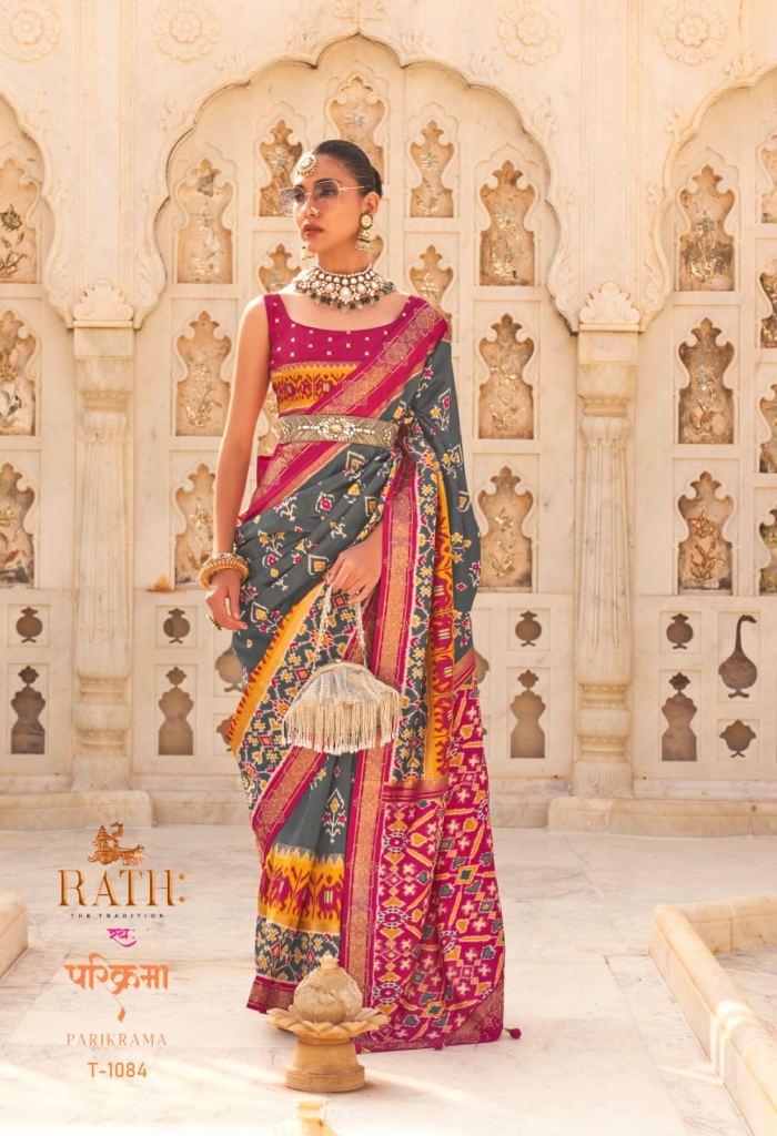 Rath Parikrama Designer Patola Silk Saree Collection