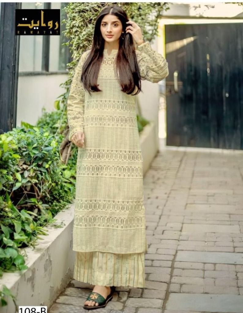 Rawayat Sobia Nazir Colors Georgette  Schiffli Embroidery  Pakistani Salwar suits 