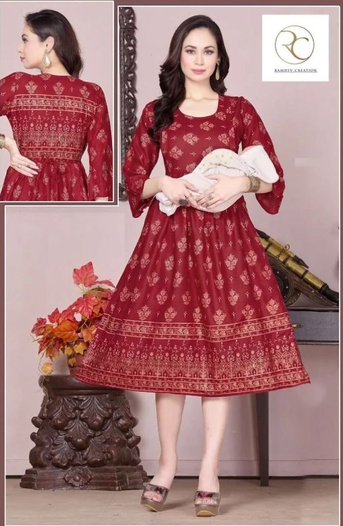 Rc Good News Vol 3 Rayon Printed Feeding Kurtis