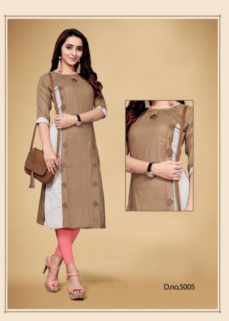 Fg Krishna 15 Cotton Lining Printed Kurti Collection Design Catalog