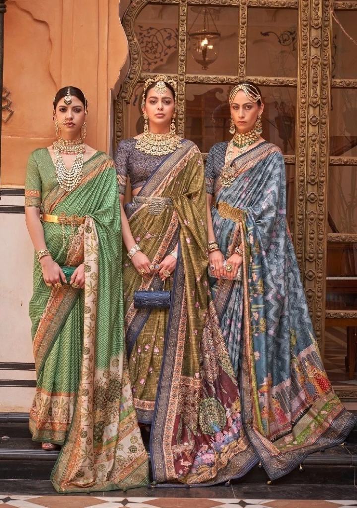 Rewaa Padmavat Vol 2 Silk Blend Designer Sarees