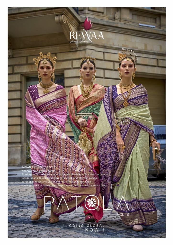 Rewaa Patola Vol 5 Silk Designer Saree Collection
