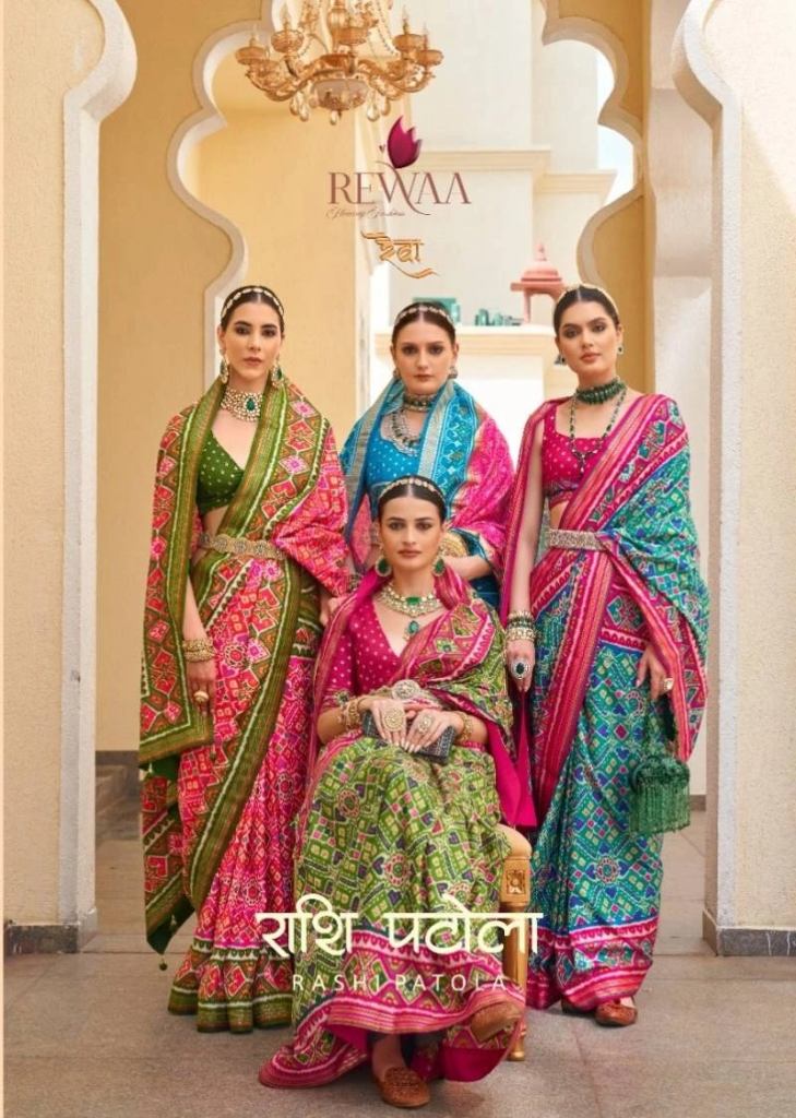 Rewaa Rashi Patola Silk Blend Designer Sarees