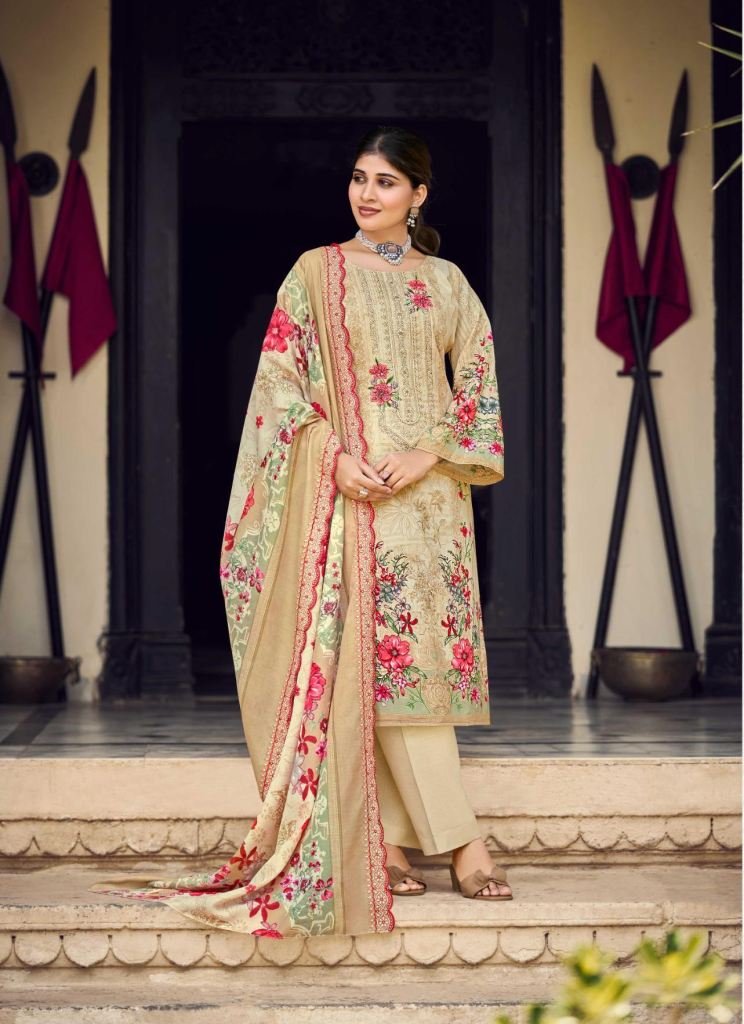 Riaz Art Bin Saeed Vol 15 Printed Dress Material