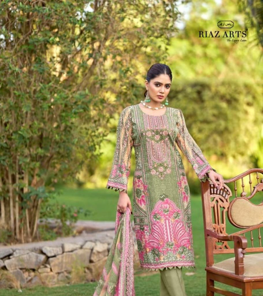 Riaz Arts Bin Saeed Farmaish Vol 2 Embroidered Salwar Kameez