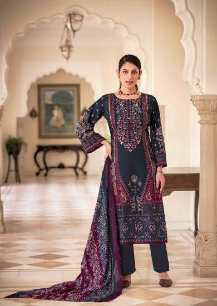 Riaz Arts Bin Saeed Vol 9 Printed Dress Material