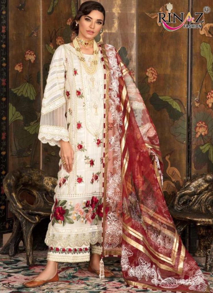 Rinaz Adan Libas vol  5 Pakistani Unstitched Cambric Cotton Suits  catalog 