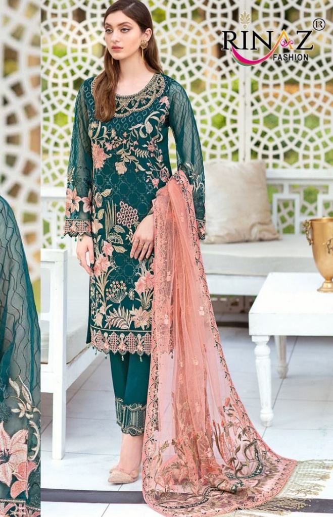 Rinaz Minhal vol  5 Georgette Wear Pakistani Salwar Kameez Catalog 