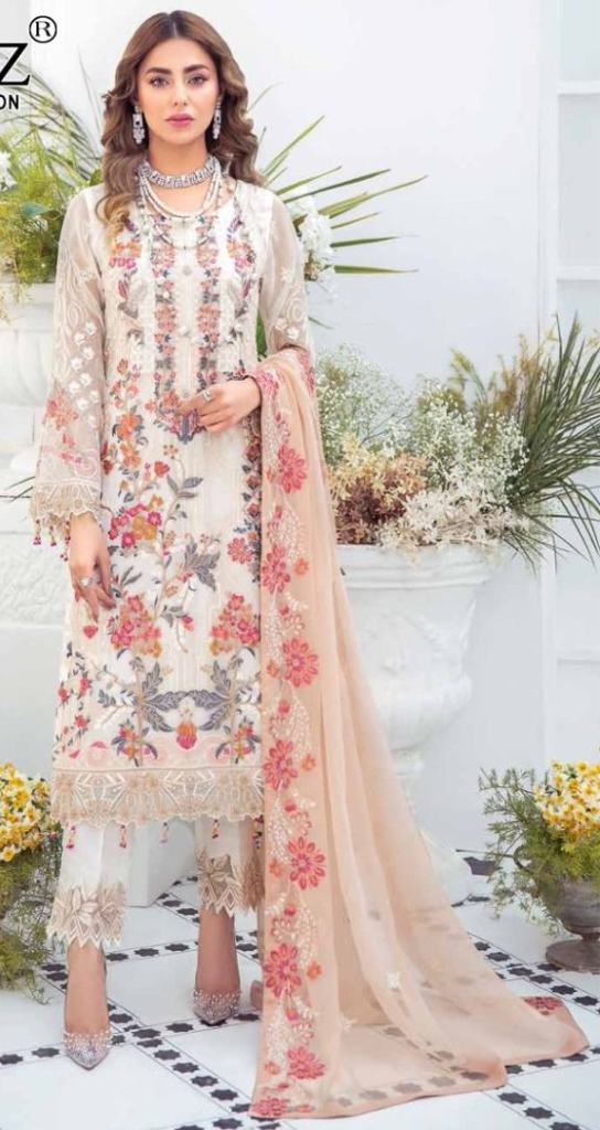 Rinaz Ramsha Vol 13 Georgette Wear Pakistani Salwar Kameez Catalog