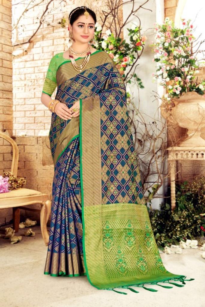 Riwazo Patni Patola Silk Wedding Saree Collection