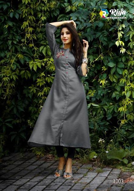 Riya present Ayana Heavy Rayon Worked Kurti collection