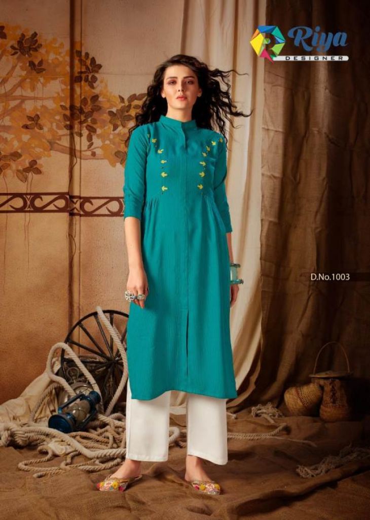 Riya presents  Anokhi vol  2  Stylish Kurti With Bottom