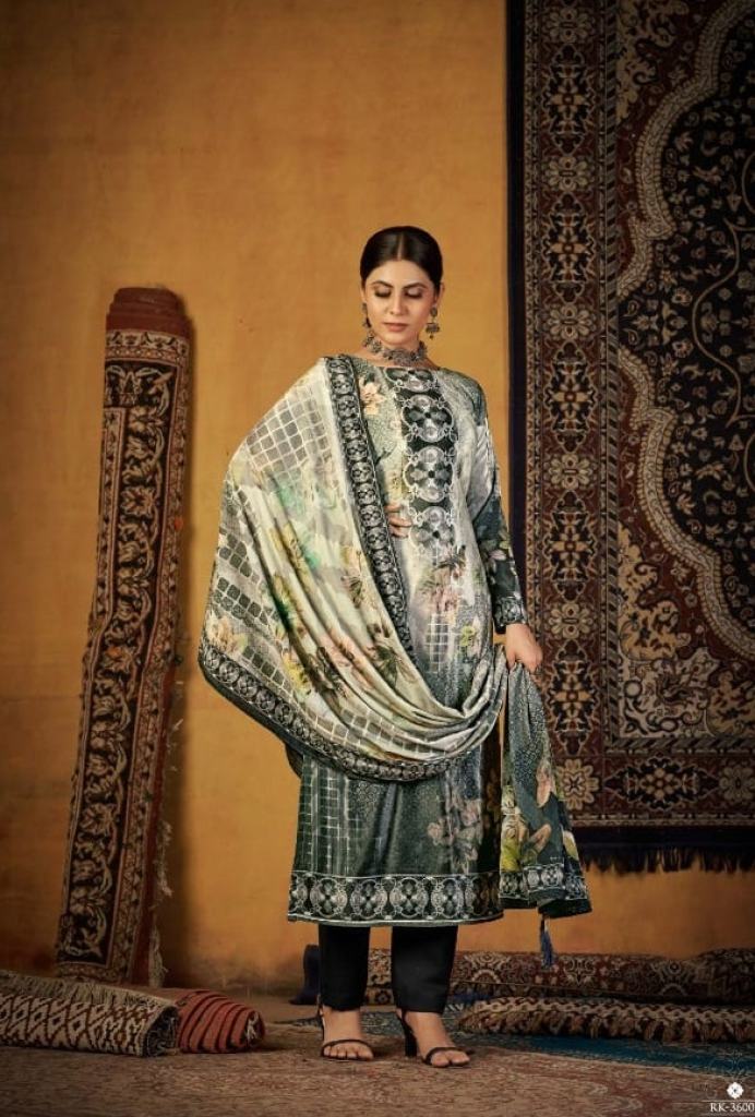 Rk Gold Nazreen  Velvet Pashmina Dress Material Buy Winter season special collection 