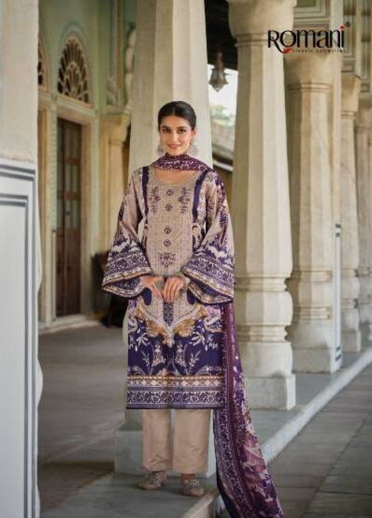 Romani Aarzu Vol 17 Digital Printed Dress Material