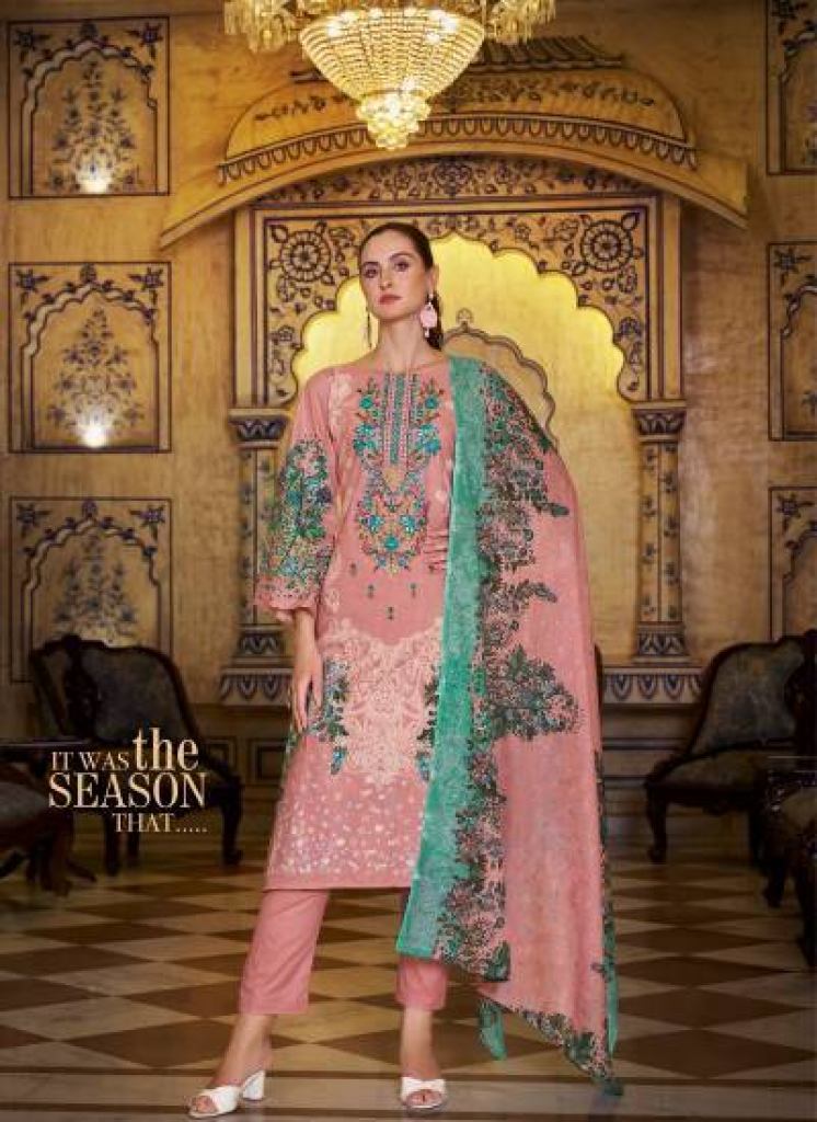 Romani Aarzu Vol 18 Digital Printed Dress Material