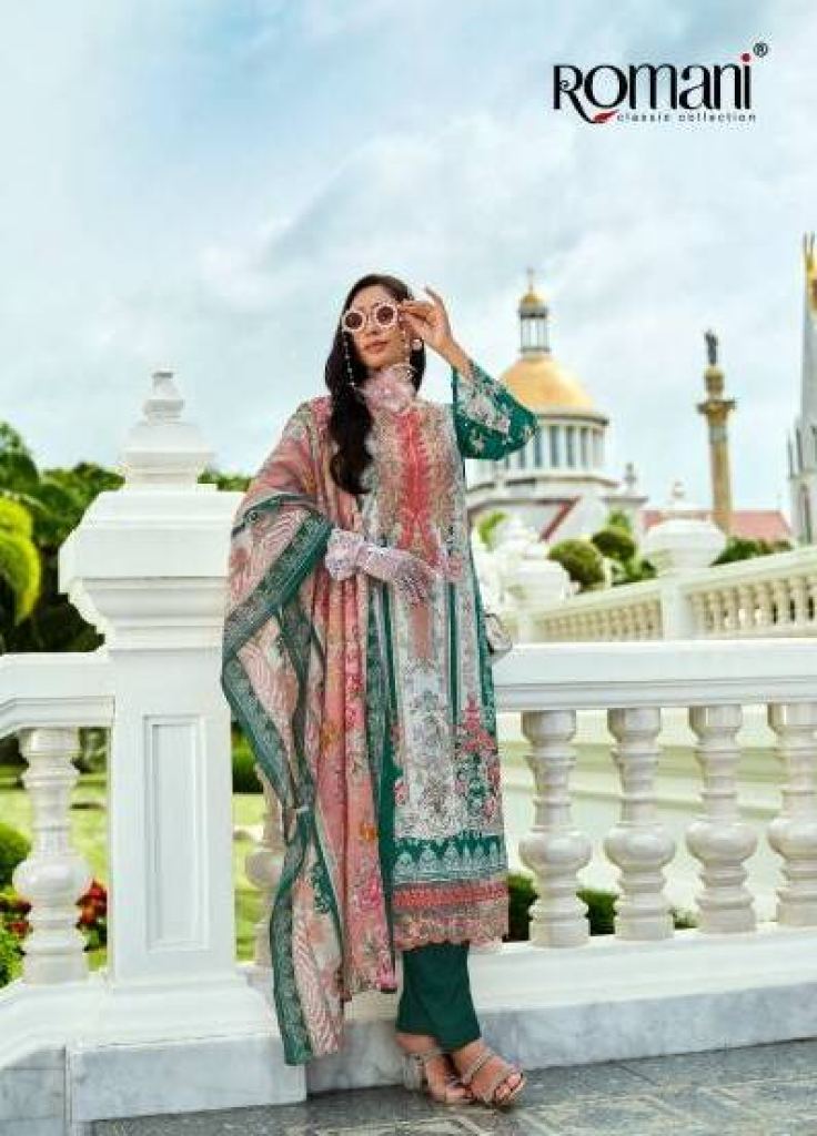 Romani Aarzu Vol 19 Digital Printed Dress Material
