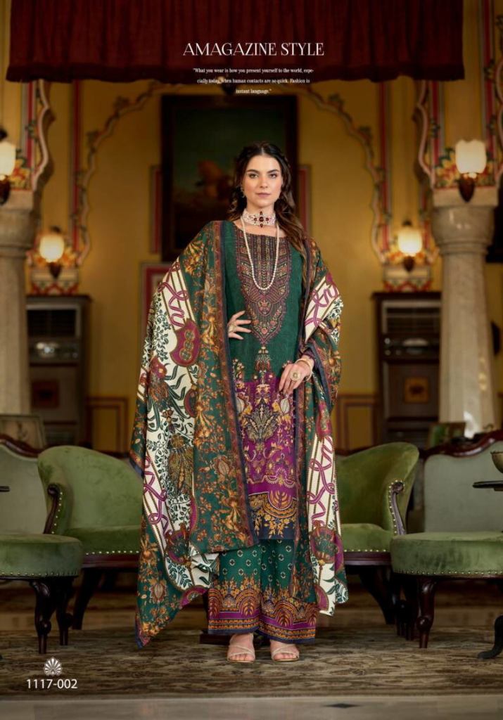 Romani Mahira Vol 4 Digital Style Print Handwork Dress Material