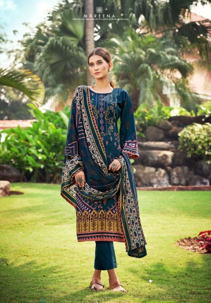 Romani Mareena 6th Edition Exclusive Cotton Designer Dress Material