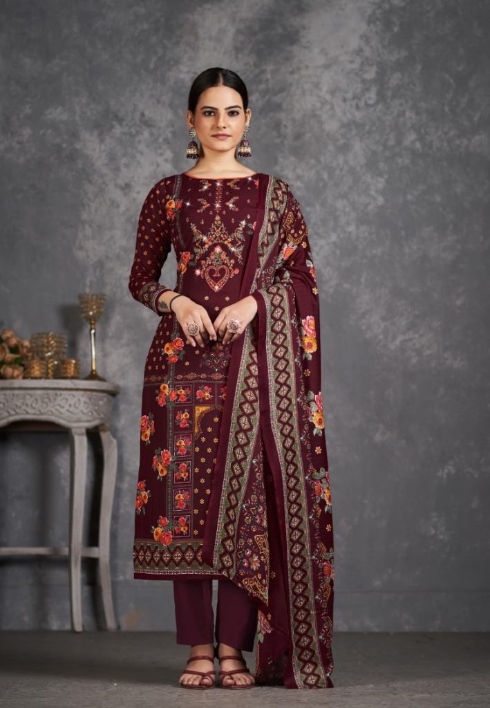 Romani Mareena Vol 11 Cotton Designer Dress Material Collection