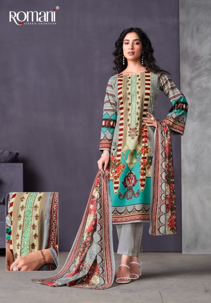 Romani Mareena Vol 12 Regular Designer Dress Material Collection