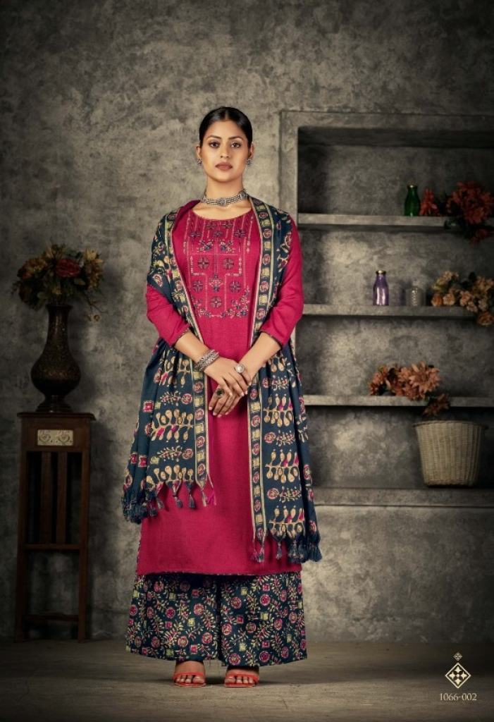 Romani Patiala Dreams Exclusive Pashmina Dress Material