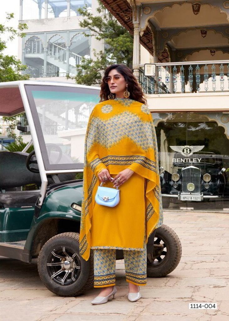 Romani Patiala House Embroidered Dress Material