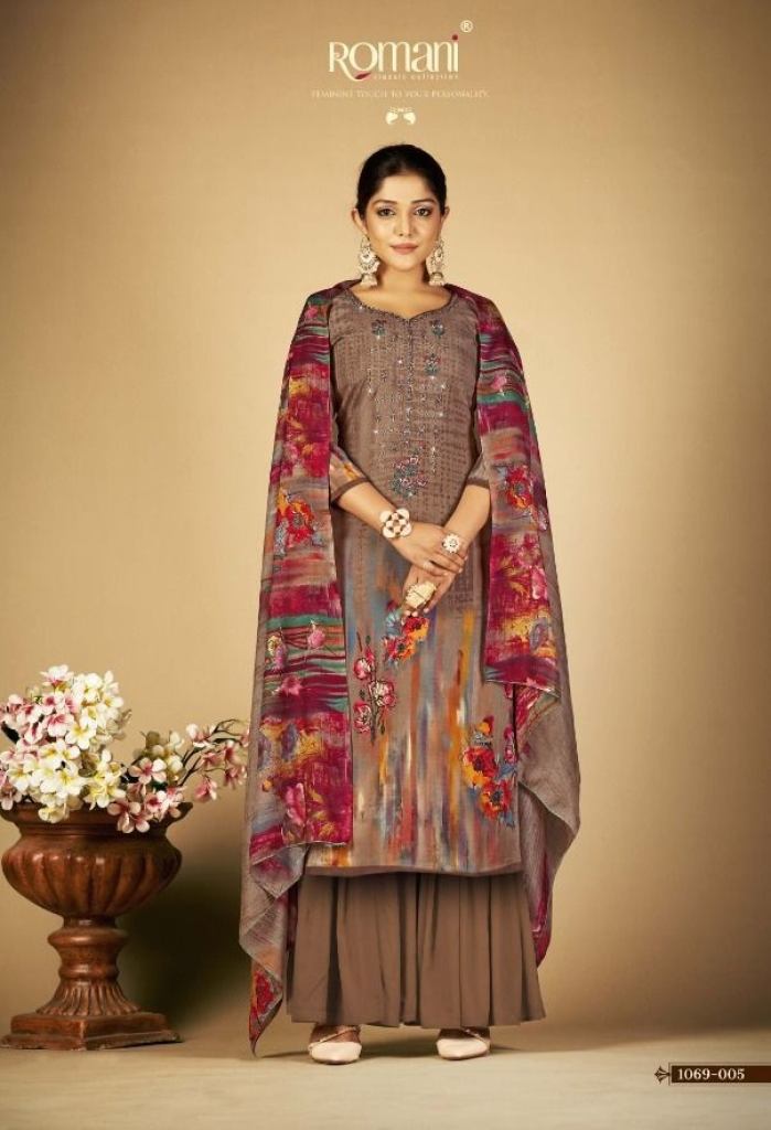 Romani Sabeena Exclusive Designer Dress Material Collection